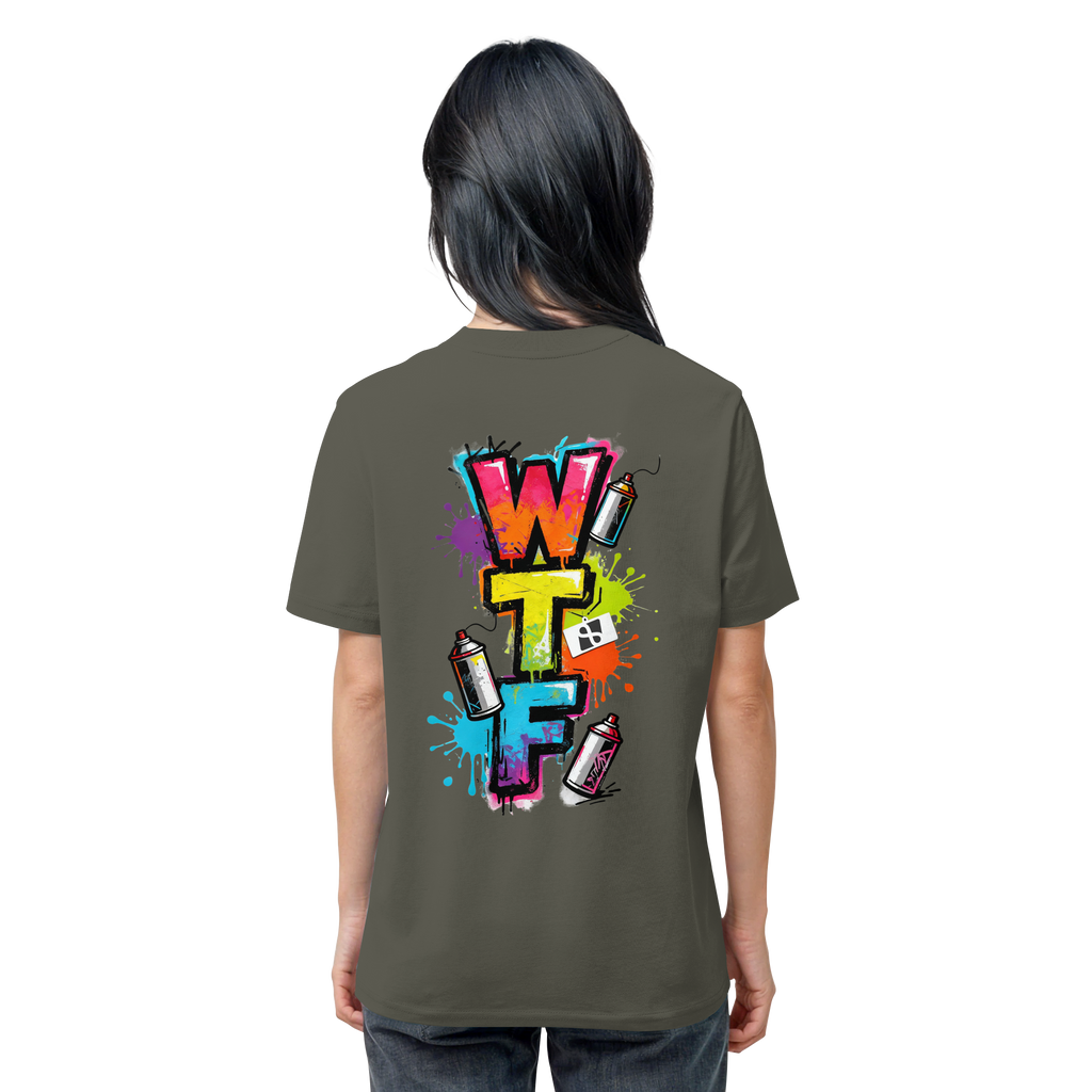 WTF - "Wear The Fair" Print mit besticktem Emblem - Organic Shirt