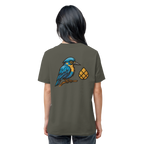 Tannenhäher mit Zirbelnuss + Emblem Stick - Organic Shirt