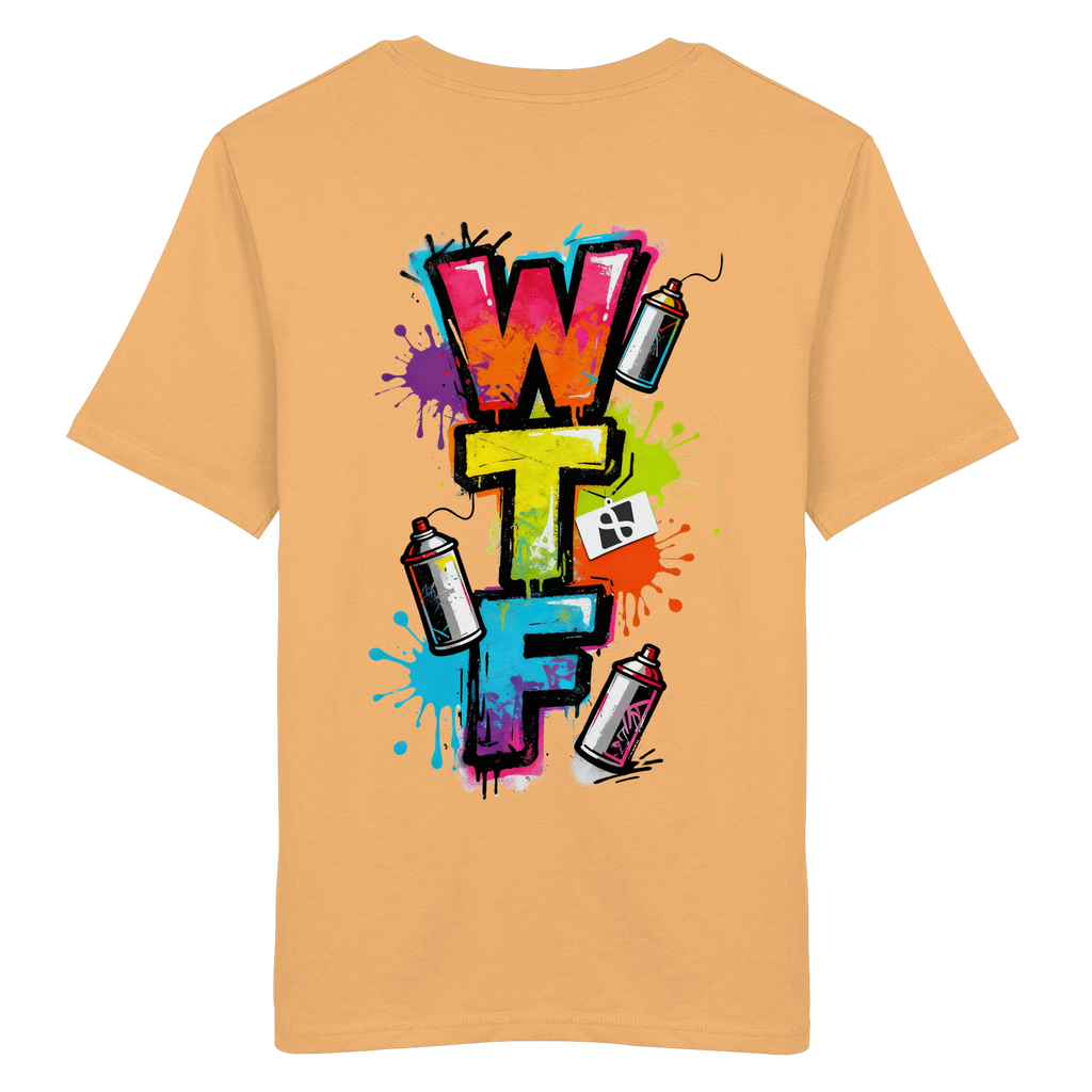 WTF - "Wear The Fair" Print mit besticktem Emblem - Organic Shirt