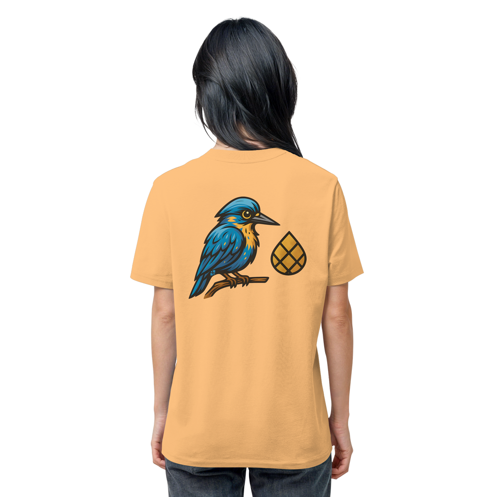 Tannenhäher mit Zirbelnuss + Emblem Stick - Organic Shirt