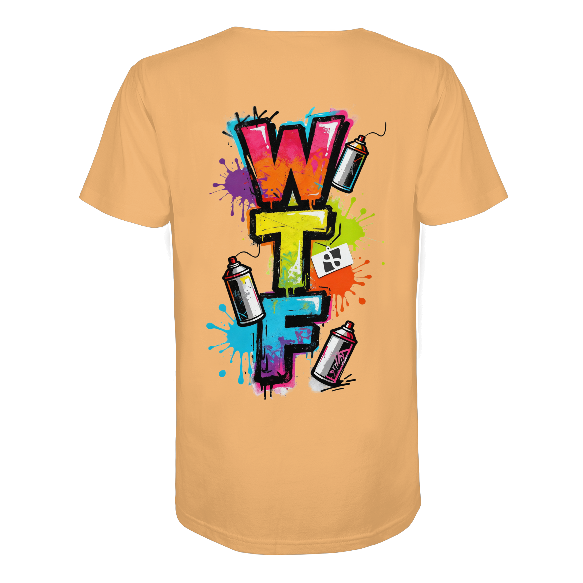 WTF - "Wear The Fair" Print mit besticktem Emblem - Organic Shirt