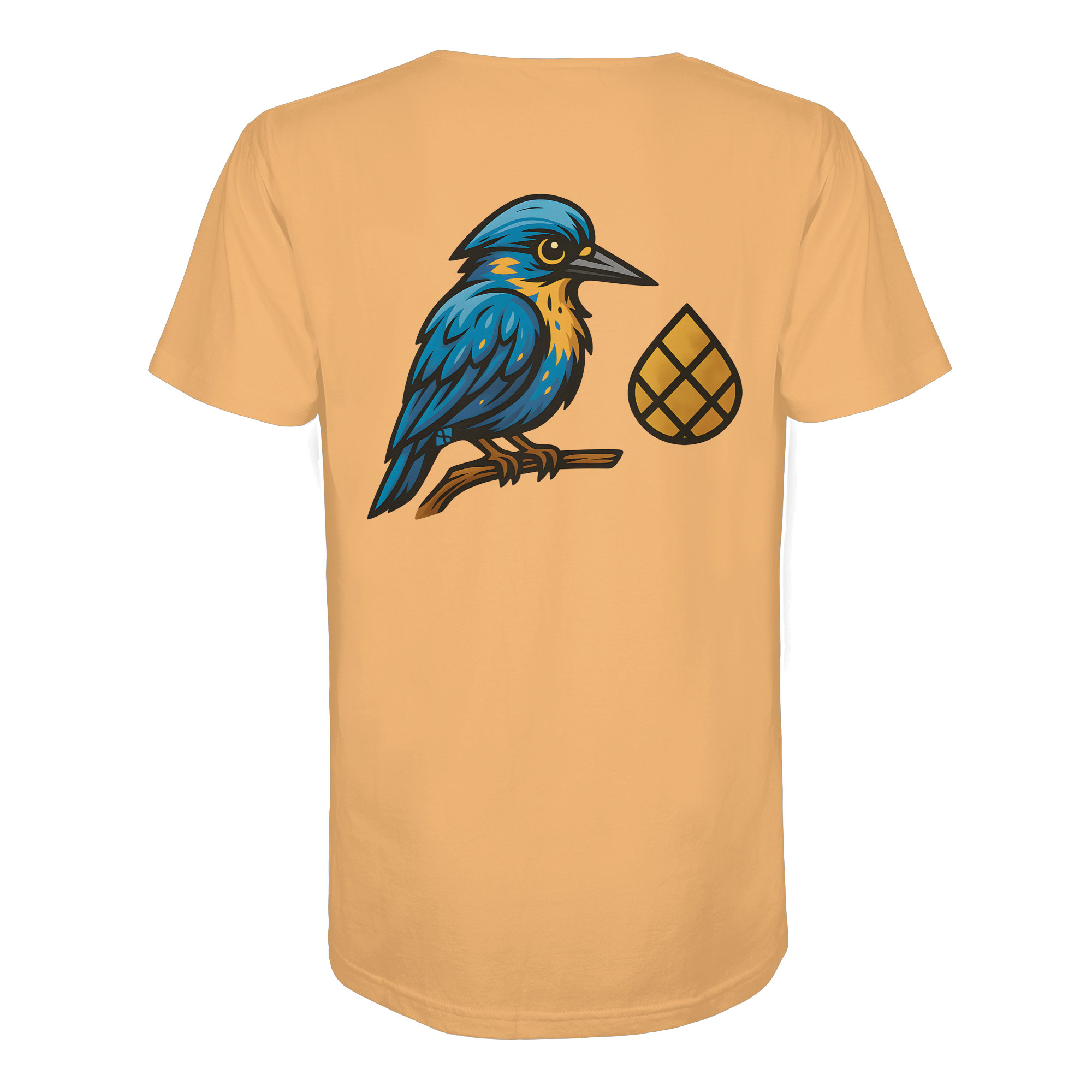Tannenhäher mit Zirbelnuss + Emblem Stick - Organic Shirt