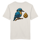Tannenhäher mit Zirbelnuss + Emblem Stick - Organic Shirt