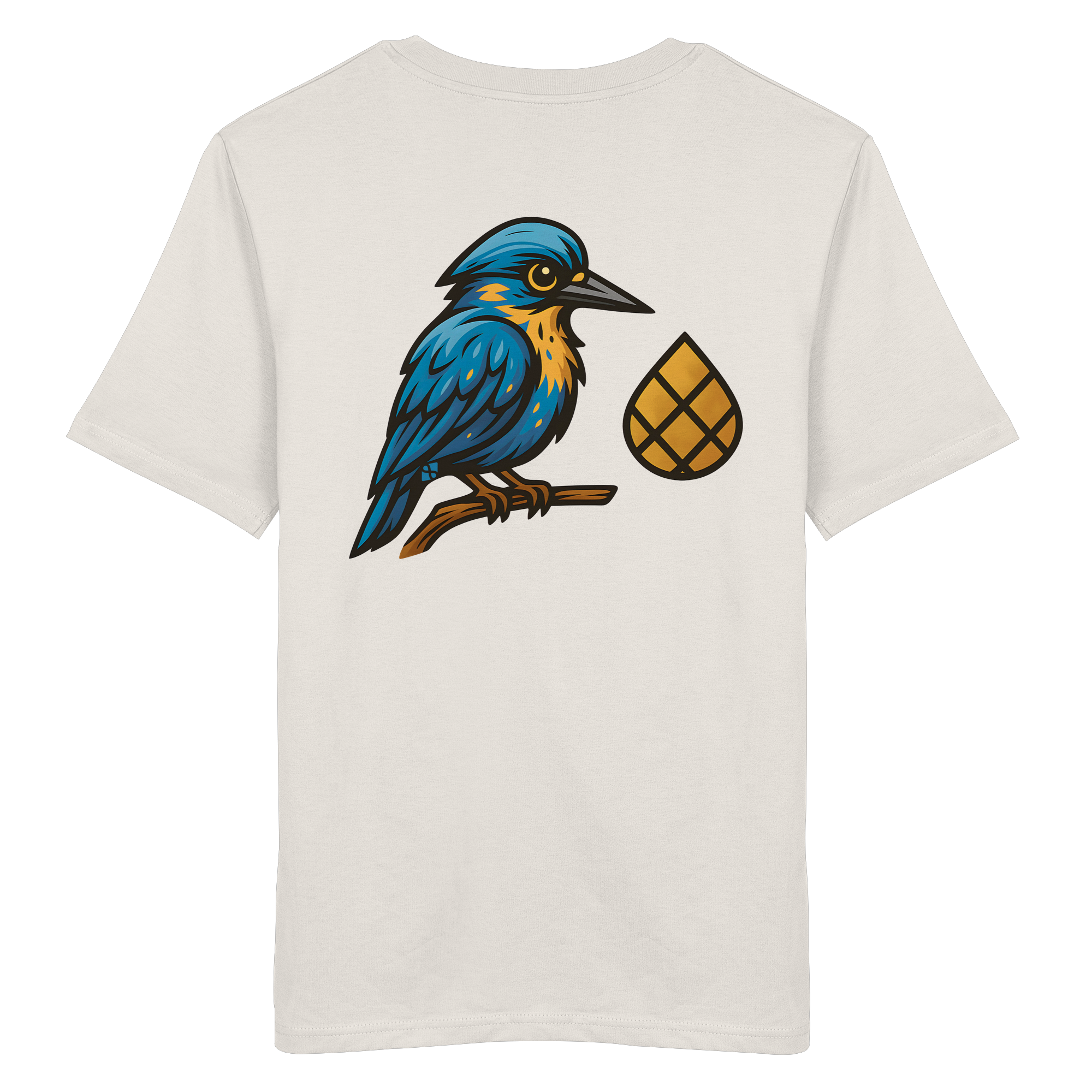 Tannenhäher mit Zirbelnuss + Emblem Stick - Organic Shirt