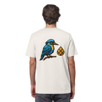 Tannenhäher mit Zirbelnuss + Emblem Stick - Organic Shirt