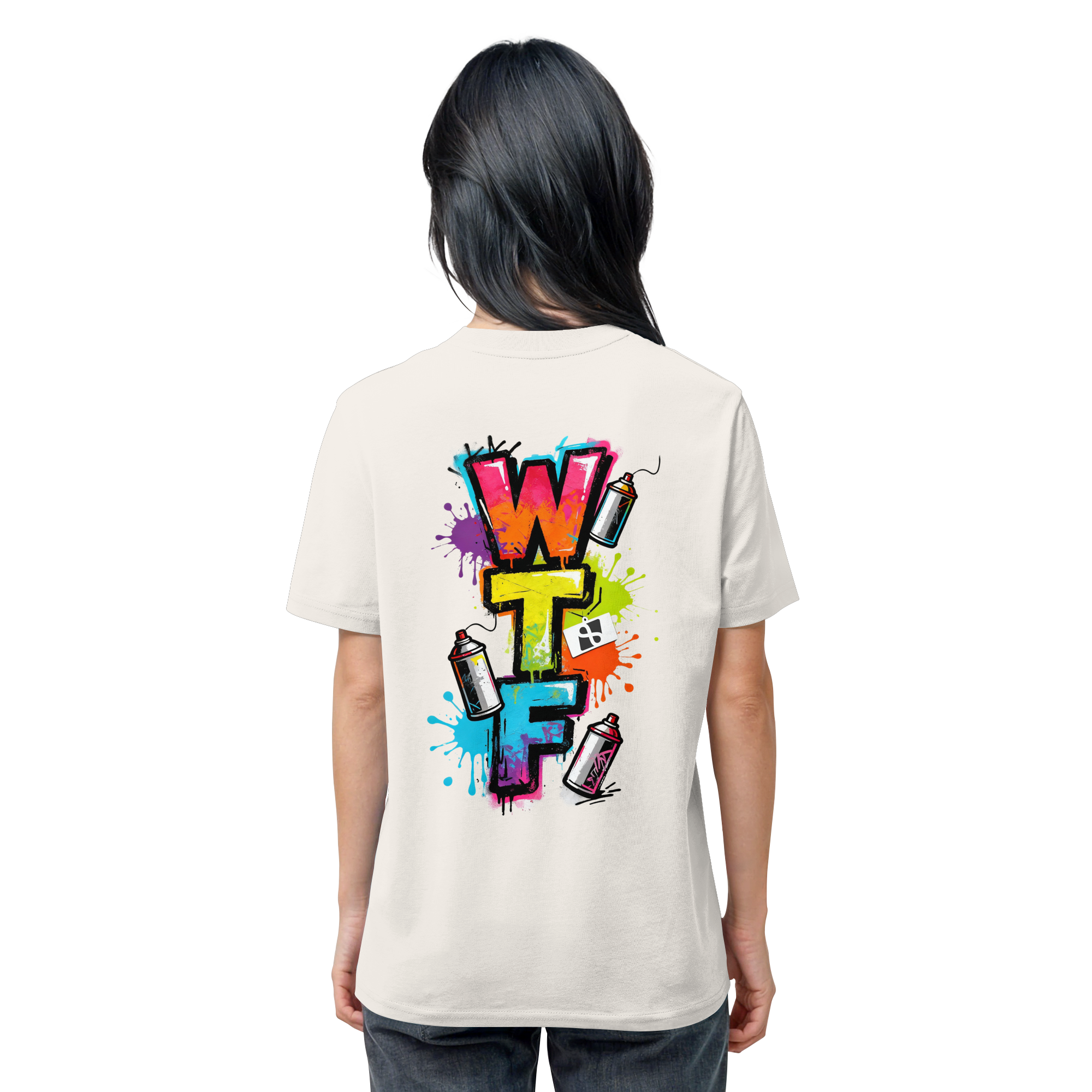 WTF - "Wear The Fair" Print mit besticktem Emblem - Organic Shirt