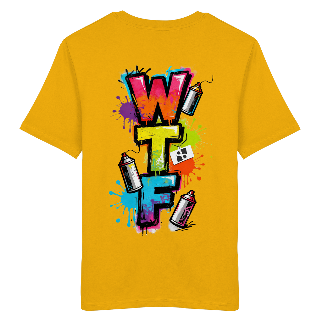 WTF - "Wear The Fair" Print mit besticktem Emblem - Organic Shirt