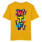 WTF - "Wear The Fair" Print mit besticktem Emblem - Organic Shirt