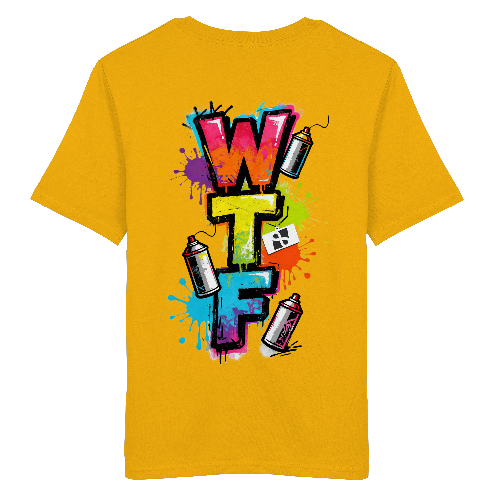 WTF - "Wear The Fair" Print mit besticktem Emblem - Organic Shirt