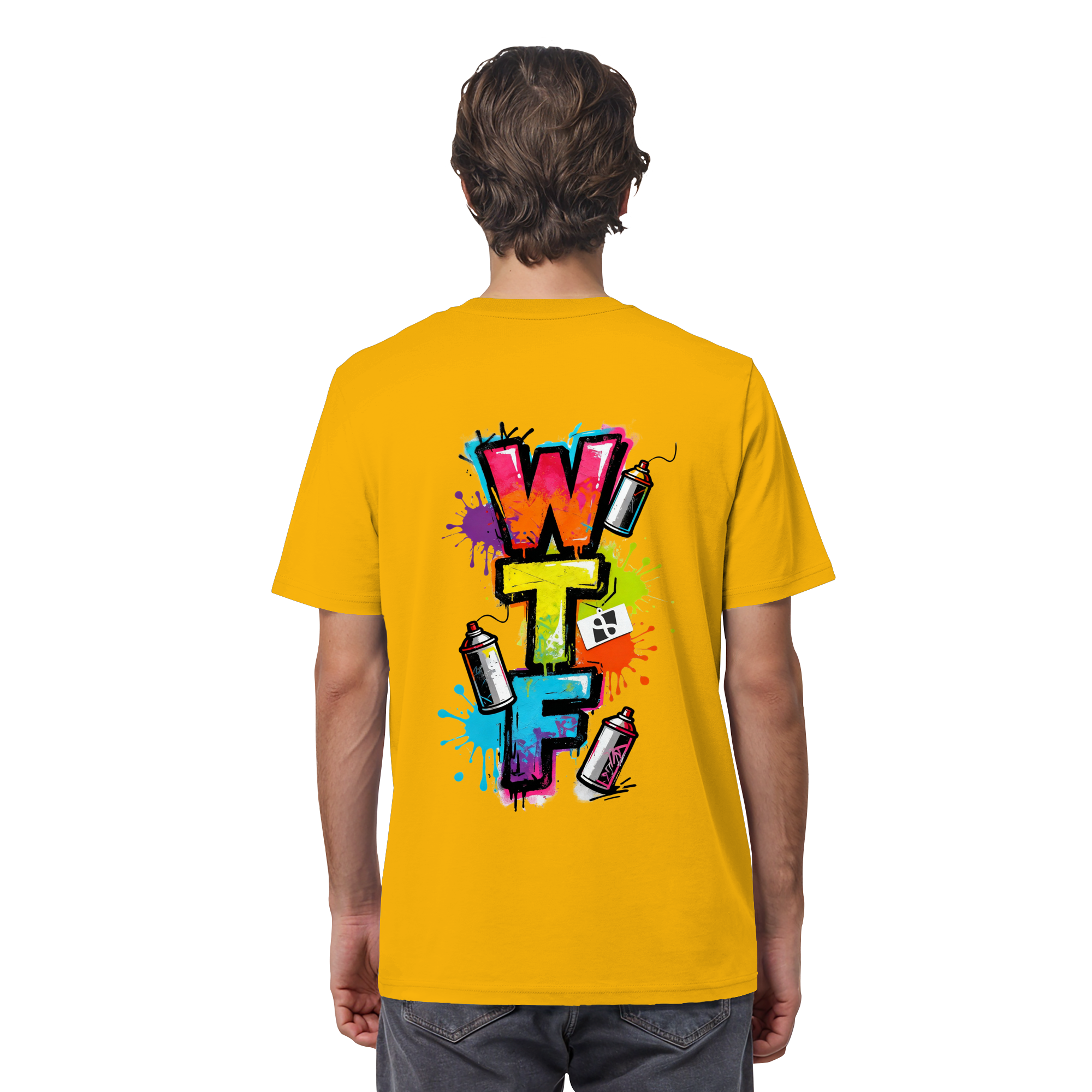 WTF - "Wear The Fair" Print mit besticktem Emblem - Organic Shirt