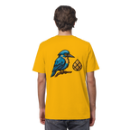 Tannenhäher mit Zirbelnuss + Emblem Stick - Organic Shirt