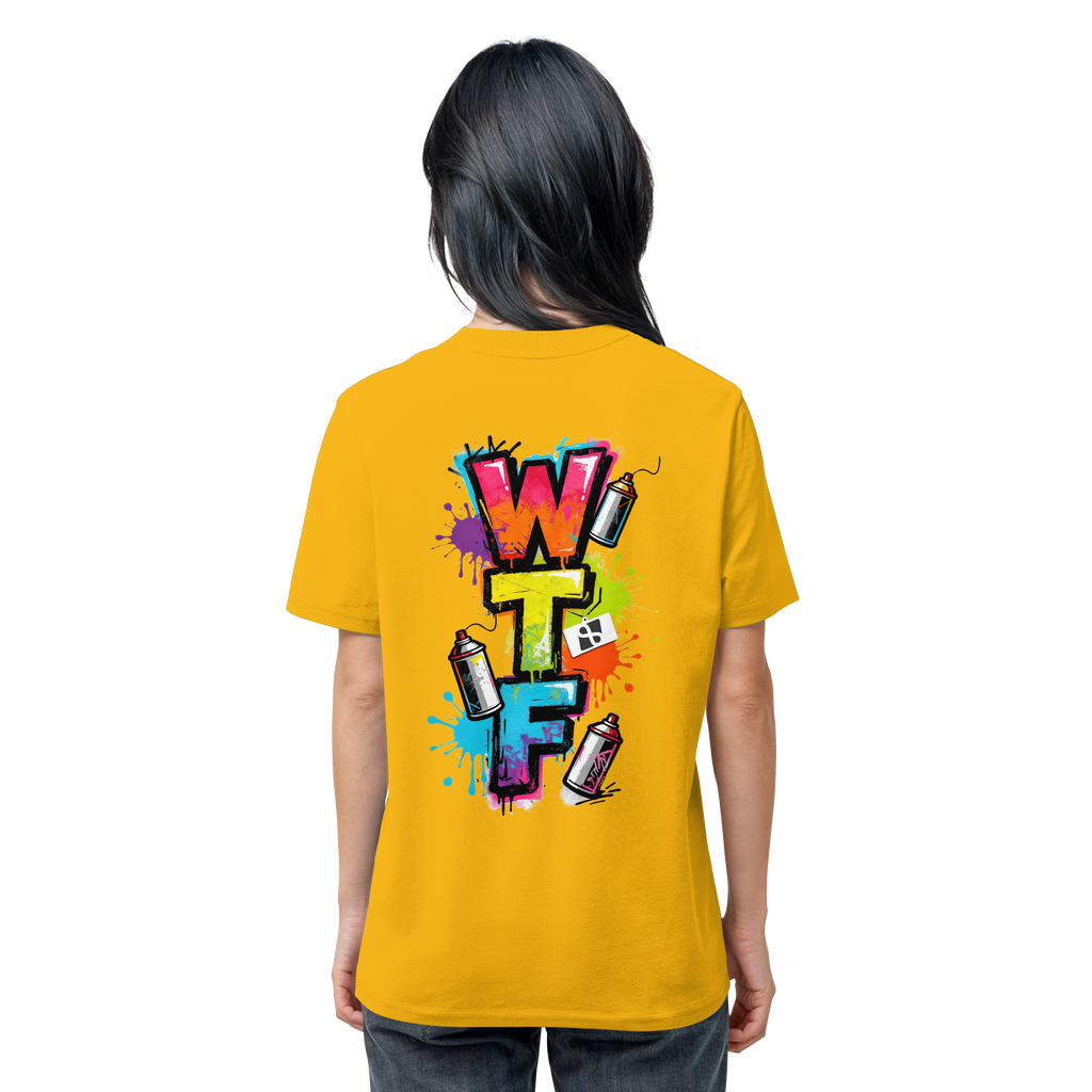 WTF - "Wear The Fair" Print mit besticktem Emblem - Organic Shirt