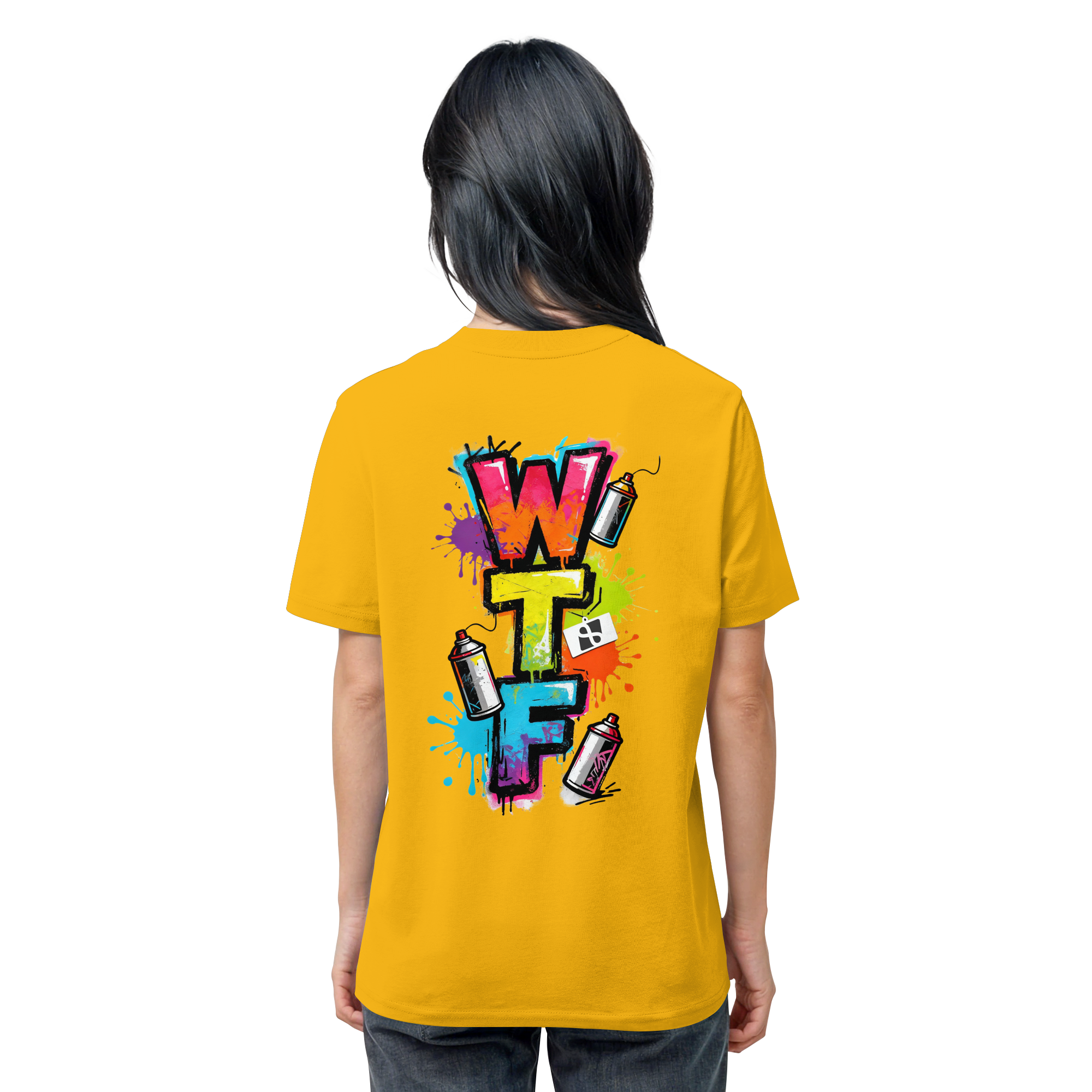 WTF - "Wear The Fair" Print mit besticktem Emblem - Organic Shirt