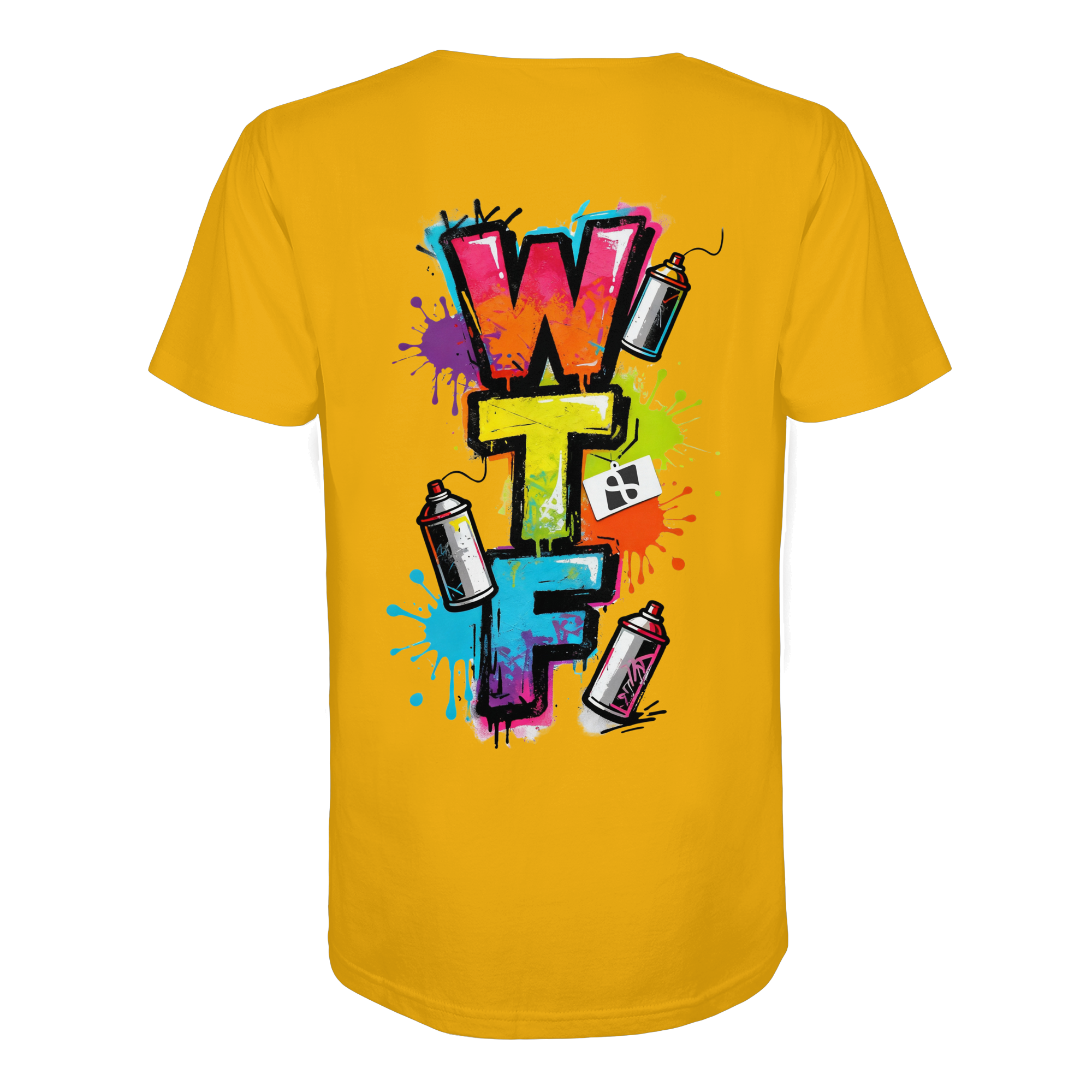 WTF - "Wear The Fair" Print mit besticktem Emblem - Organic Shirt