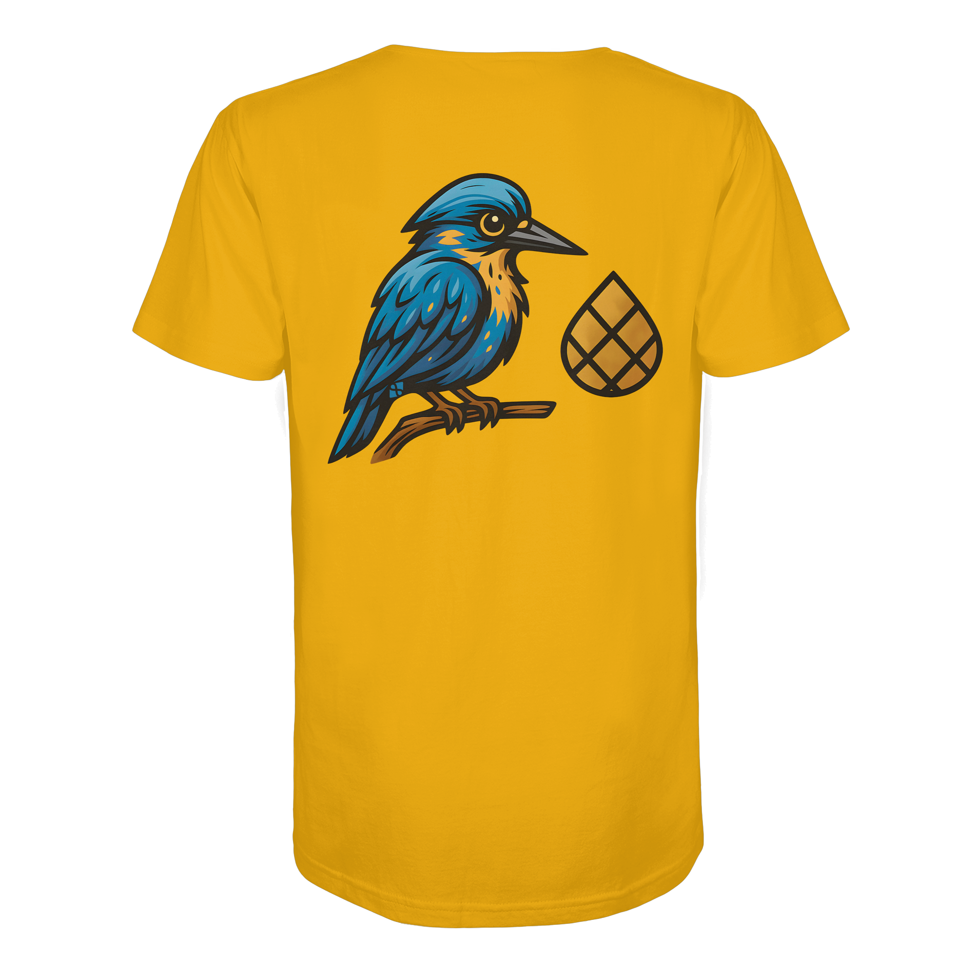 Tannenhäher mit Zirbelnuss + Emblem Stick - Organic Shirt