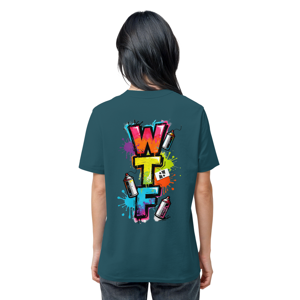 WTF - "Wear The Fair" Print mit besticktem Emblem - Organic Shirt