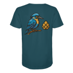 Tannenhäher mit Zirbelnuss + Emblem Stick - Organic Shirt
