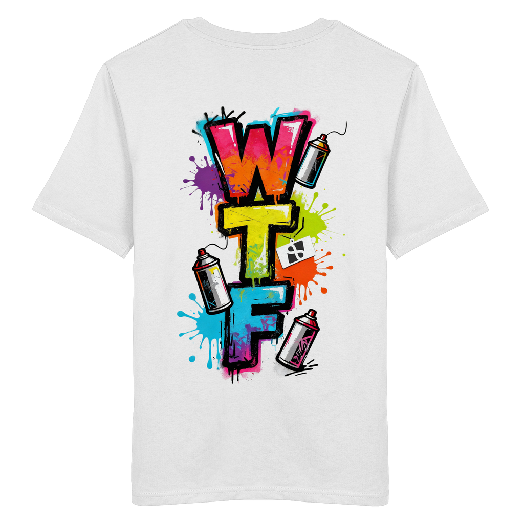 WTF - "Wear The Fair" Print mit besticktem Emblem - Organic Shirt