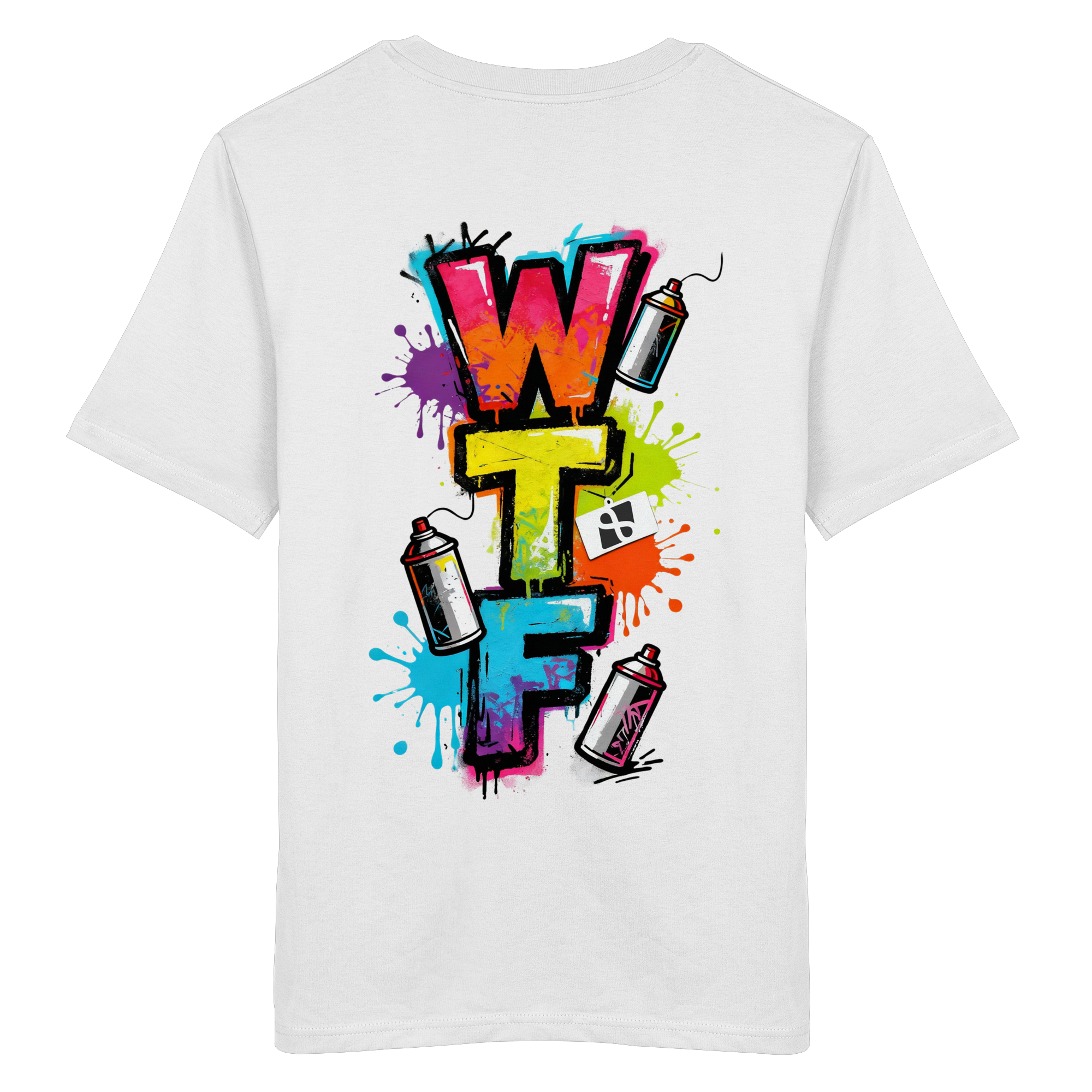 WTF - "Wear The Fair" Print mit besticktem Emblem - Organic Shirt