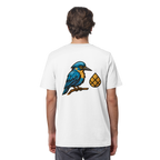 Tannenhäher mit Zirbelnuss + Emblem Stick - Organic Shirt
