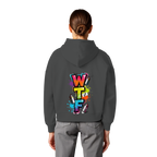 WTF - "Wear The Fair" Print mit besticktem Emblem - Womens Organic Boxcut Hoodie