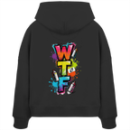 WTF - "Wear The Fair" Print mit besticktem Emblem - Womens Organic Boxcut Hoodie