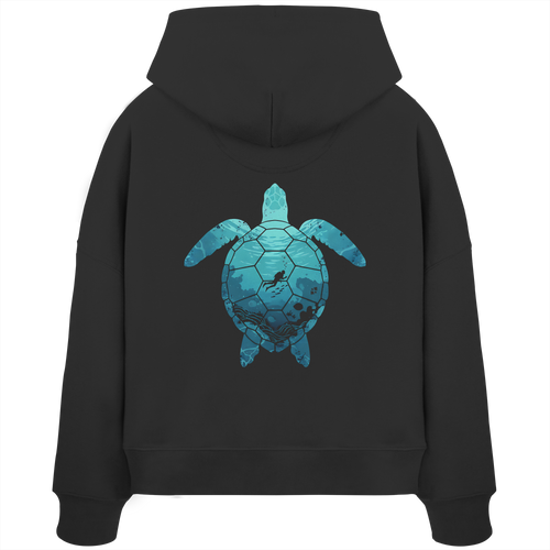 Deep Sea Turtle Boxcut Hoodie