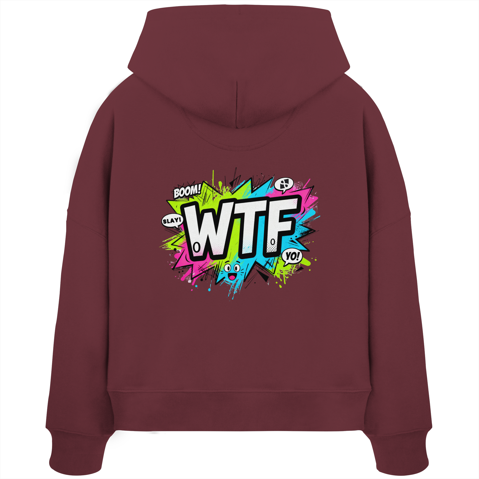 WTF - Wear The Fair Print Boxcut Hoodie