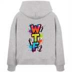 WTF - "Wear The Fair" Print mit besticktem Emblem - Womens Organic Boxcut Hoodie