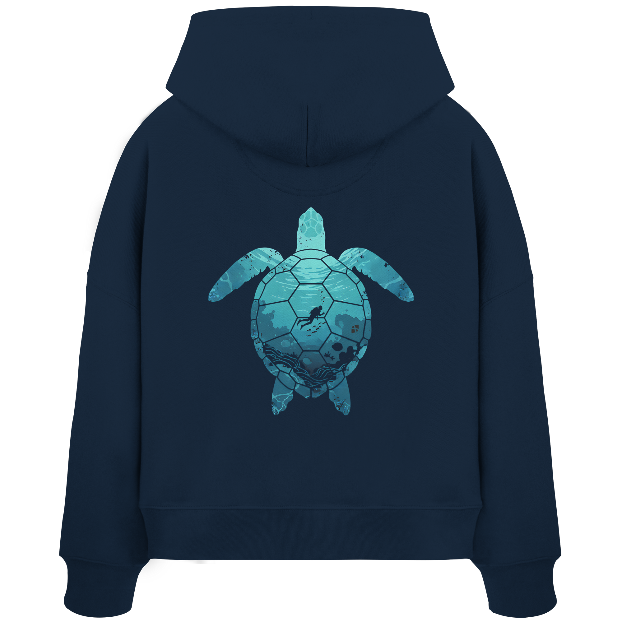 Deep Sea Turtle Boxcut Hoodie