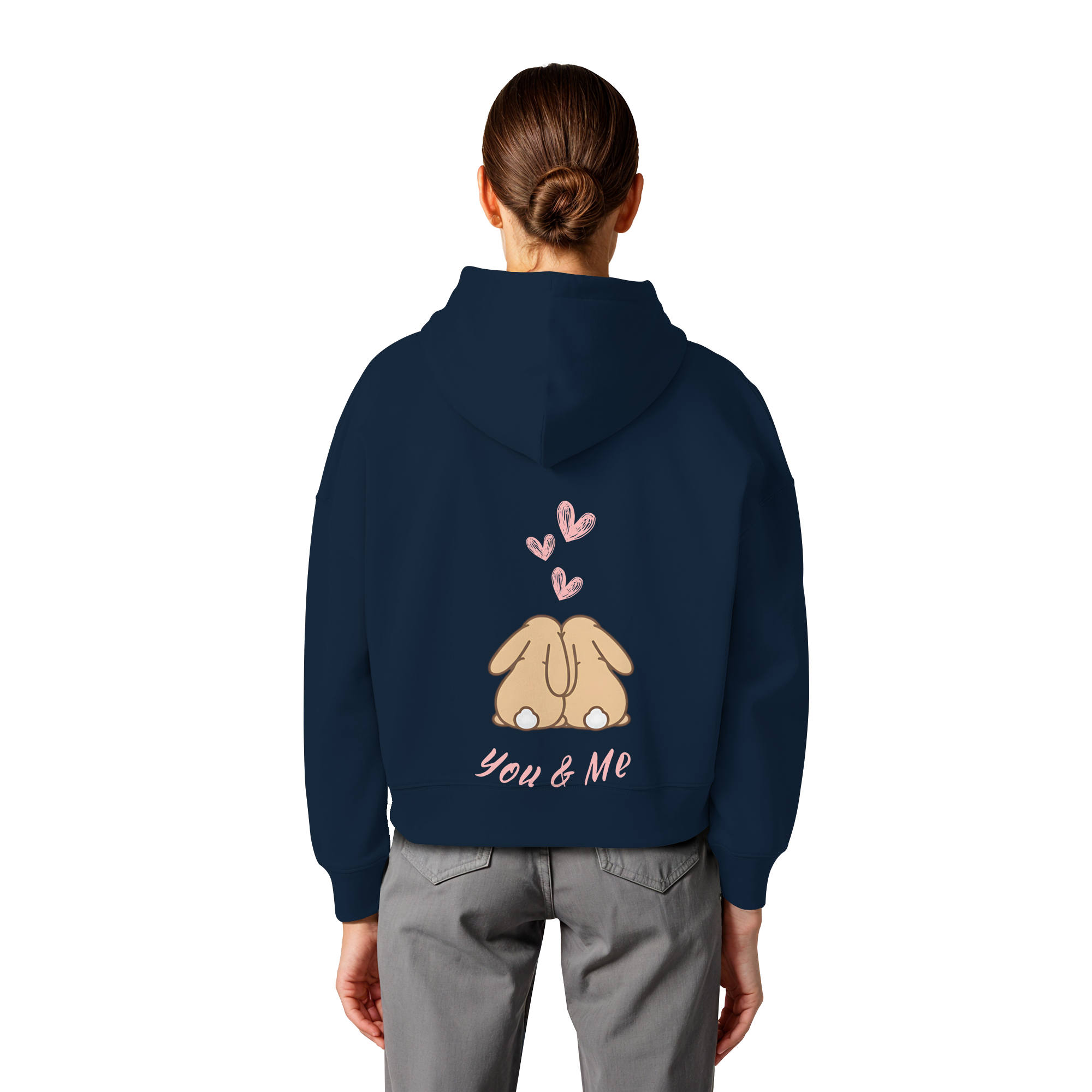 YOU&ME - Womens Organic Boxcut Hoodie