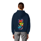 WTF - "Wear The Fair" Print mit besticktem Emblem - Womens Organic Boxcut Hoodie