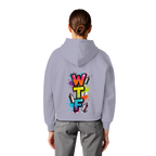 WTF - "Wear The Fair" Print mit besticktem Emblem - Womens Organic Boxcut Hoodie