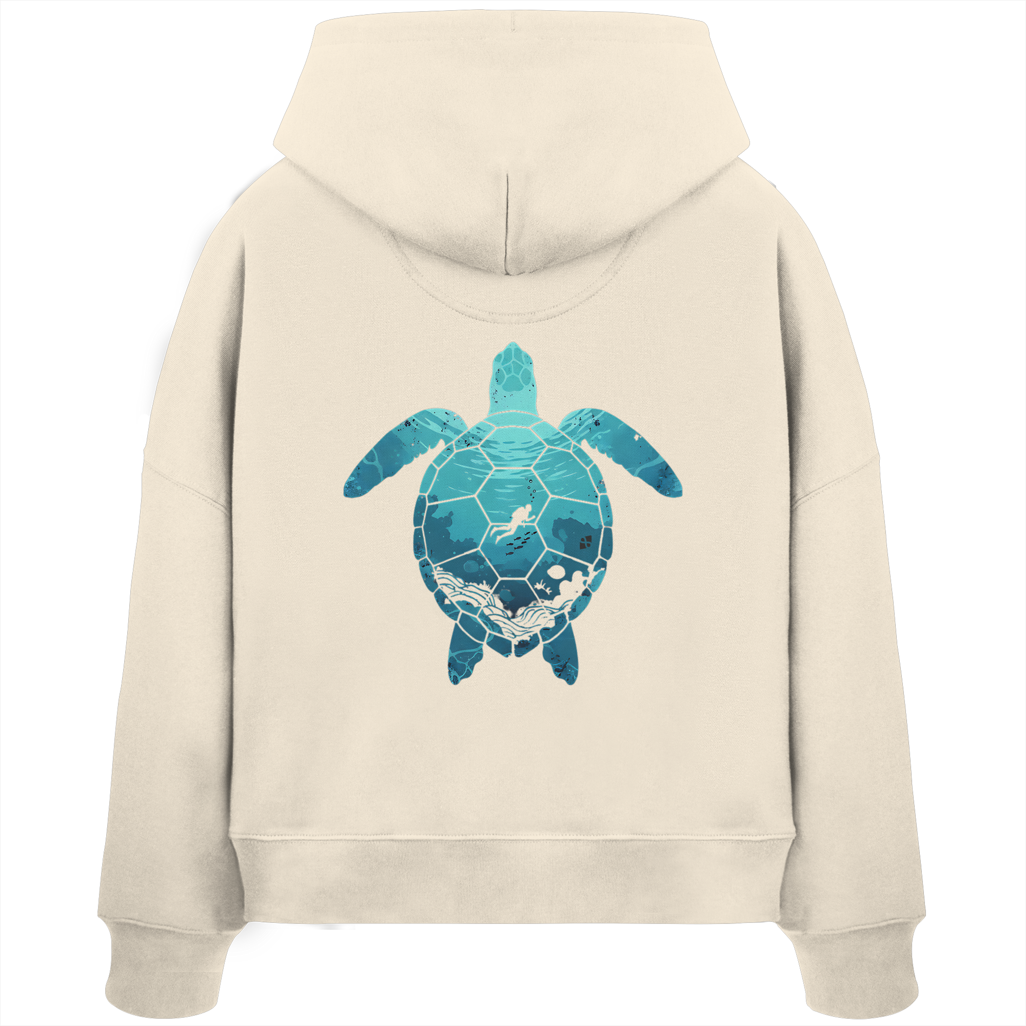 Deep Sea Turtle Boxcut Hoodie