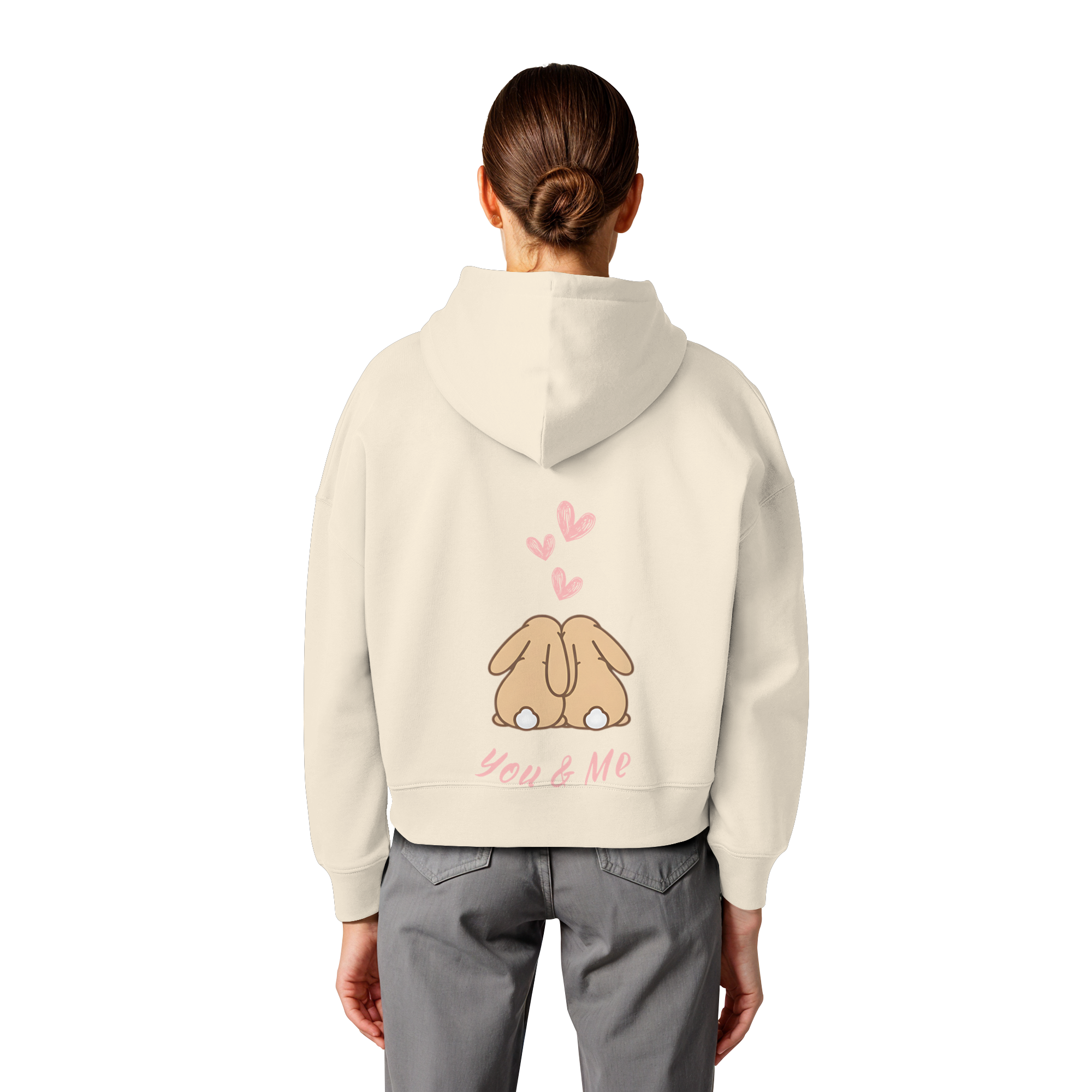 YOU&ME - Womens Organic Boxcut Hoodie