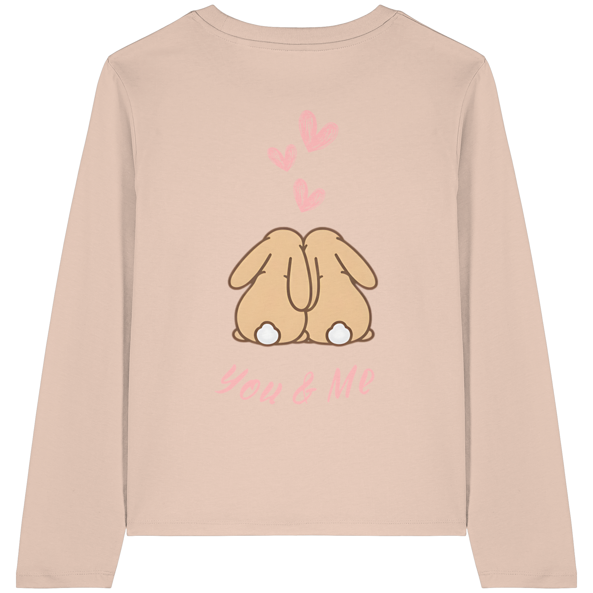 YOU&ME - Womens Organic Longsleeve T-Shirt