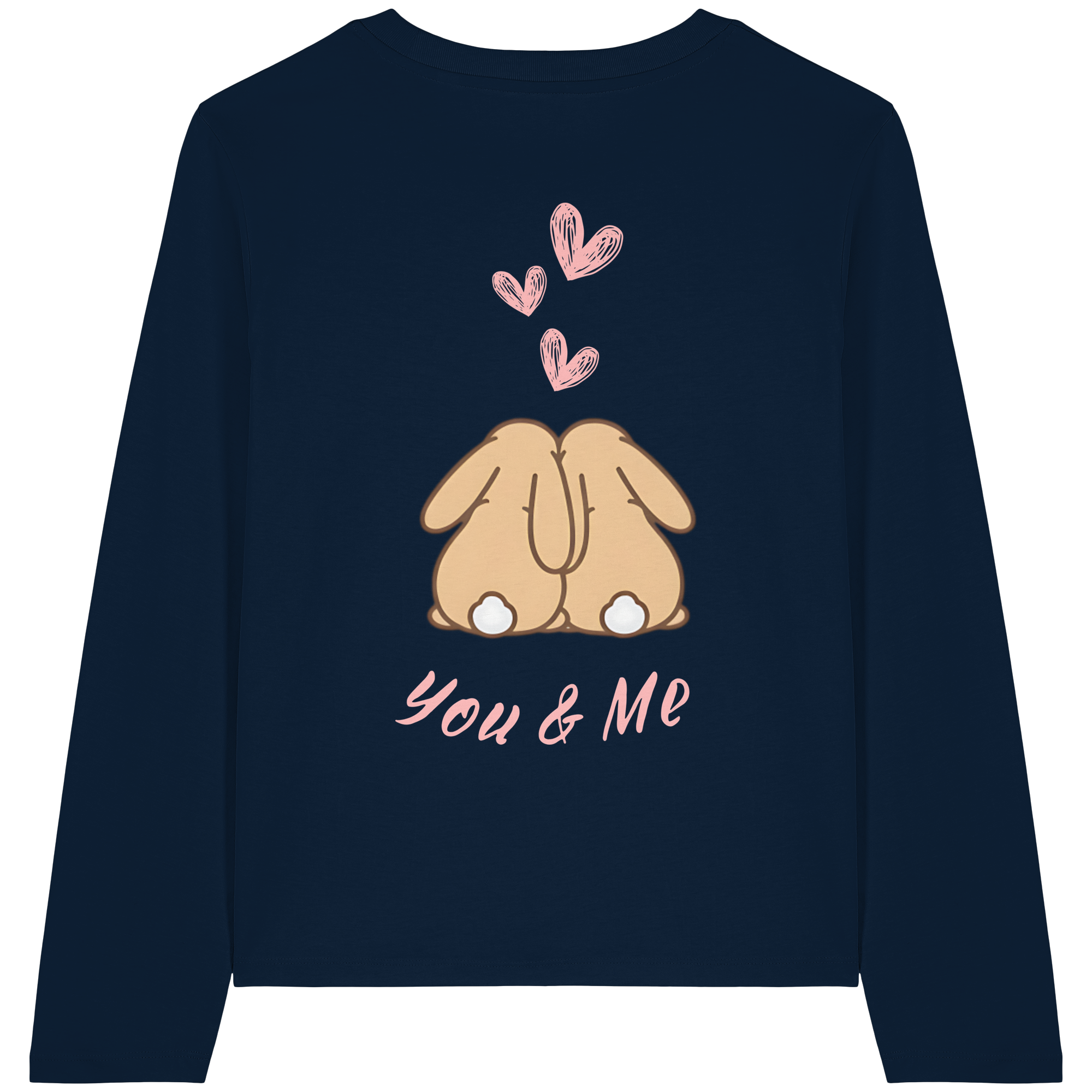 YOU&ME - Womens Organic Longsleeve T-Shirt