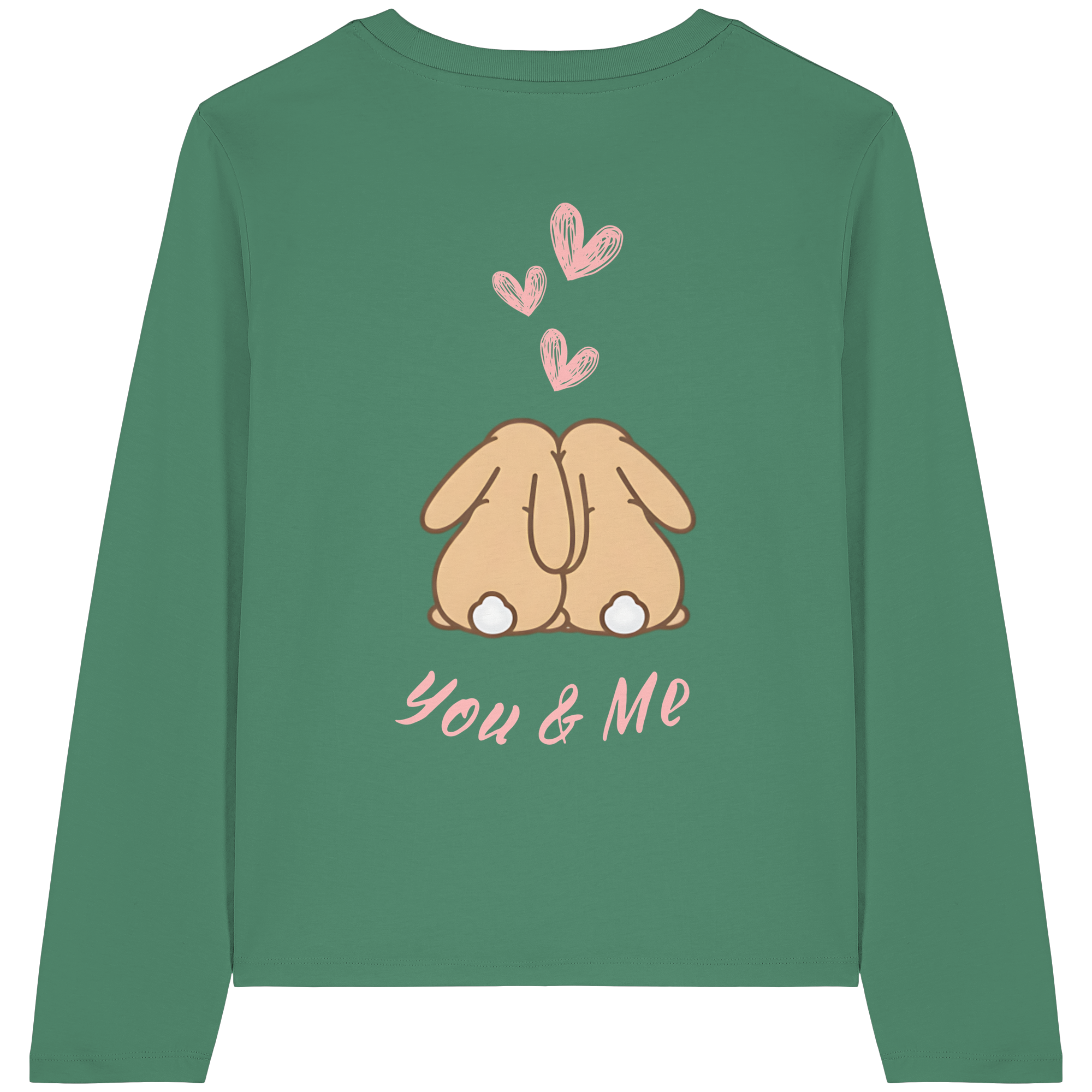 YOU&ME - Womens Organic Longsleeve T-Shirt