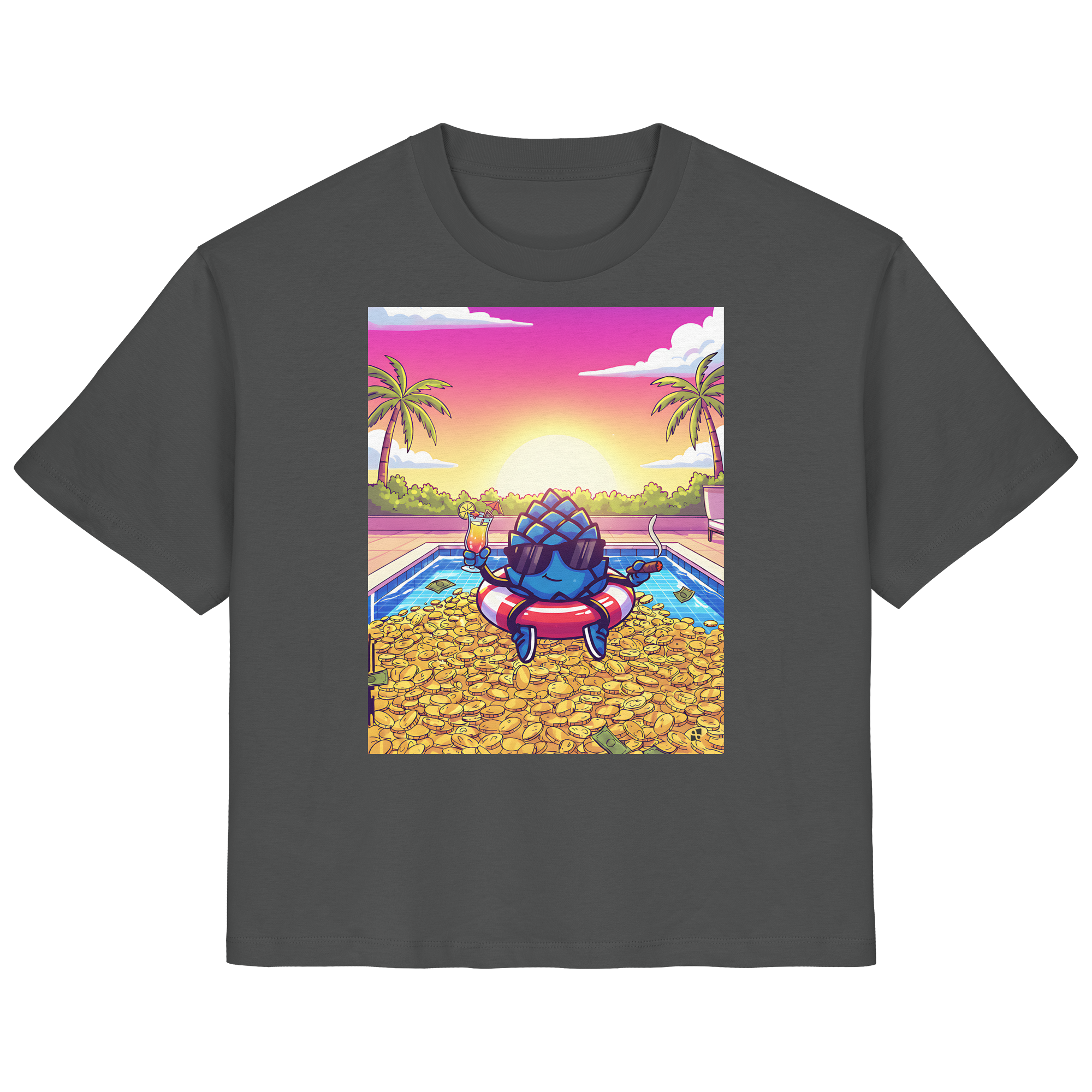 Zirbinator Money & Gold - Ladies Organic Shirt