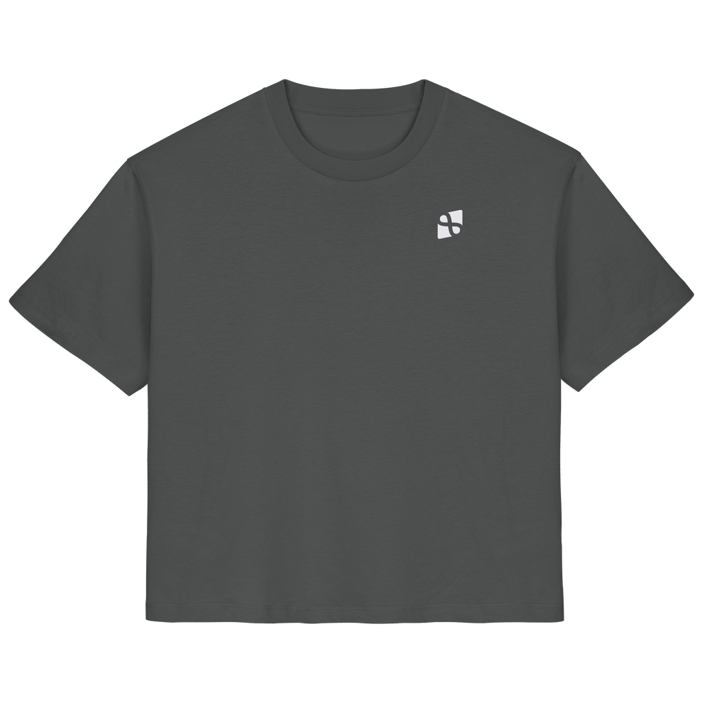 WTF - "Wear The Fair" Print mit besticktem Emblem - Ladies Organic Shirt