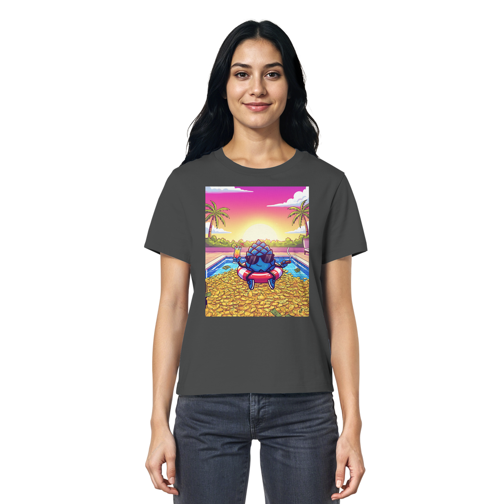 Zirbinator Money & Gold - Ladies Organic Shirt