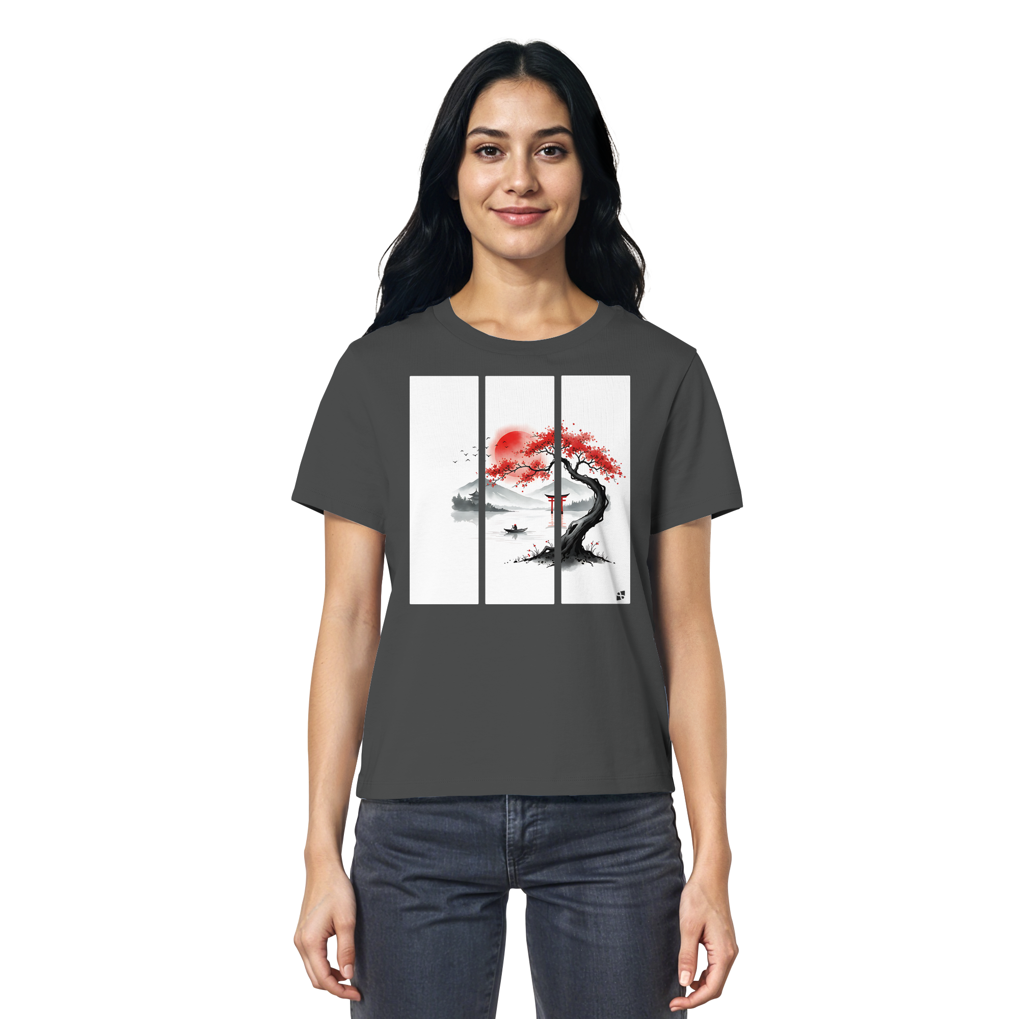 Kirschblüten Vibes - Ladies Organic Shirt