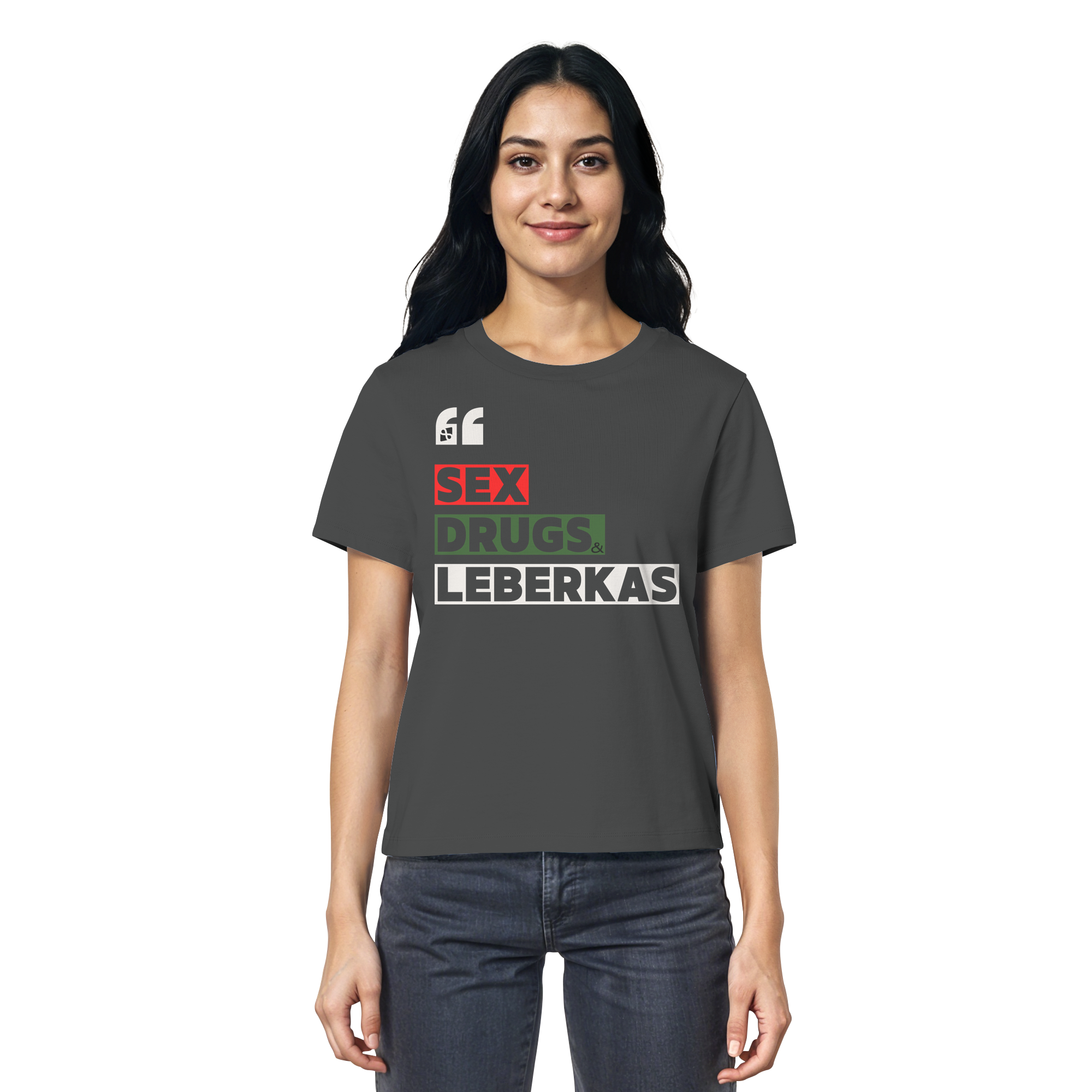 SDL- "SEX DRUGS & LEBERKAS" - Ladies Organic Shirt