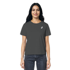 WTF - "Wear The Fair" Print mit besticktem Emblem - Ladies Organic Shirt
