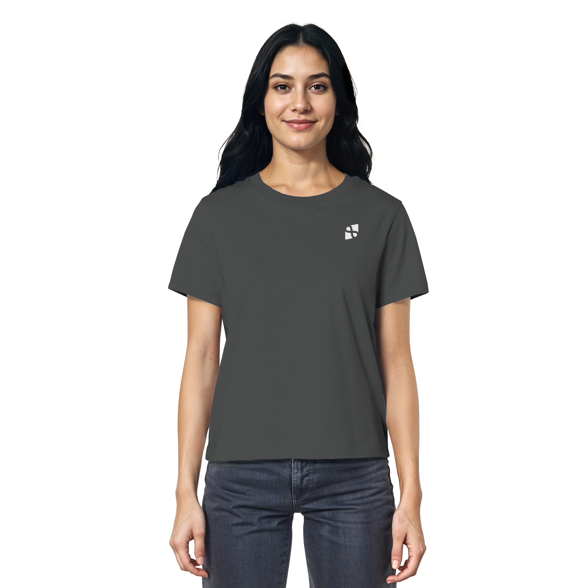 WTF - "Wear The Fair" Print mit besticktem Emblem - Ladies Organic Shirt