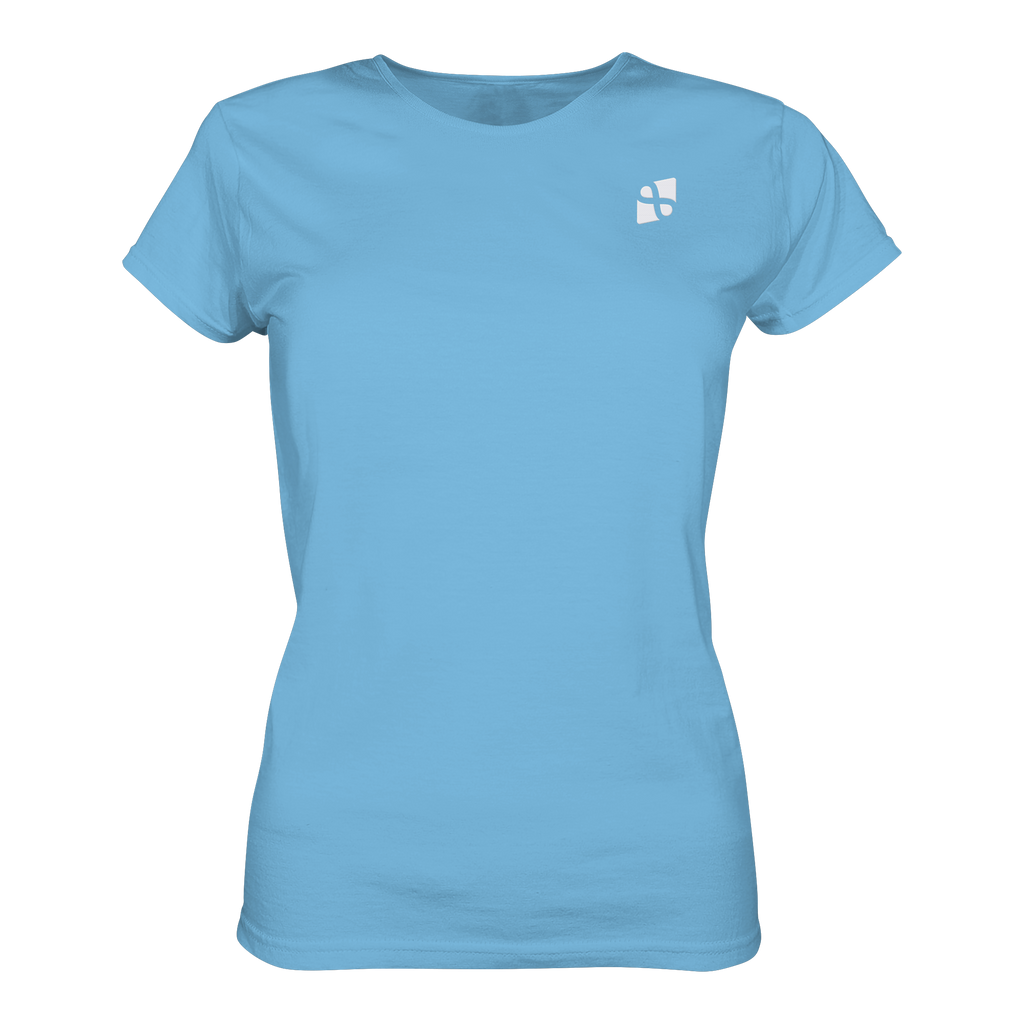 WTF - "Wear The Fair" Print mit besticktem Emblem - Ladies Organic Shirt