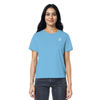 WTF - "Wear The Fair" Print mit besticktem Emblem - Ladies Organic Shirt