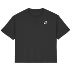 WTF - "Wear The Fair" Print mit besticktem Emblem - Ladies Organic Shirt