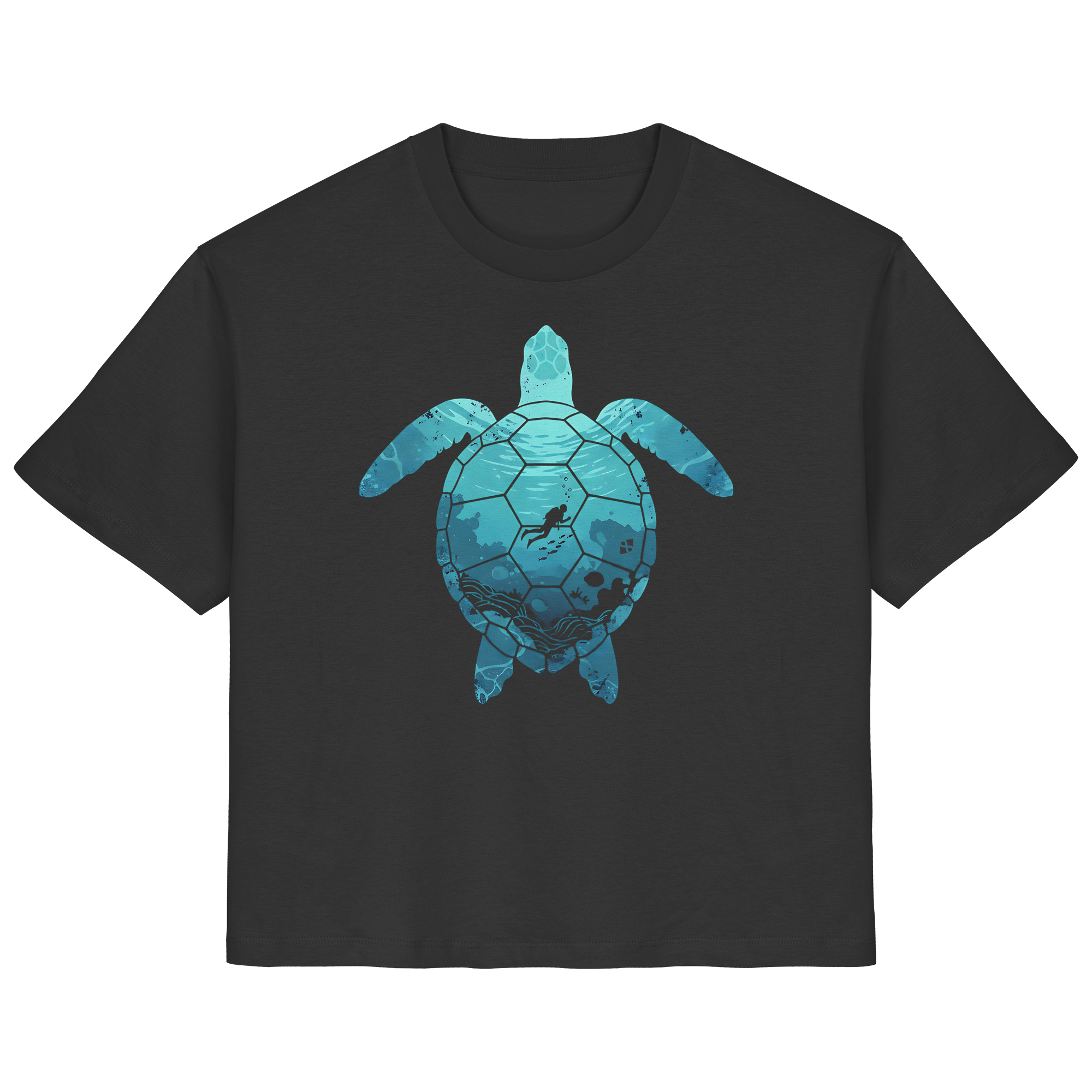 Deep Sea Turtle Ladies Shirt