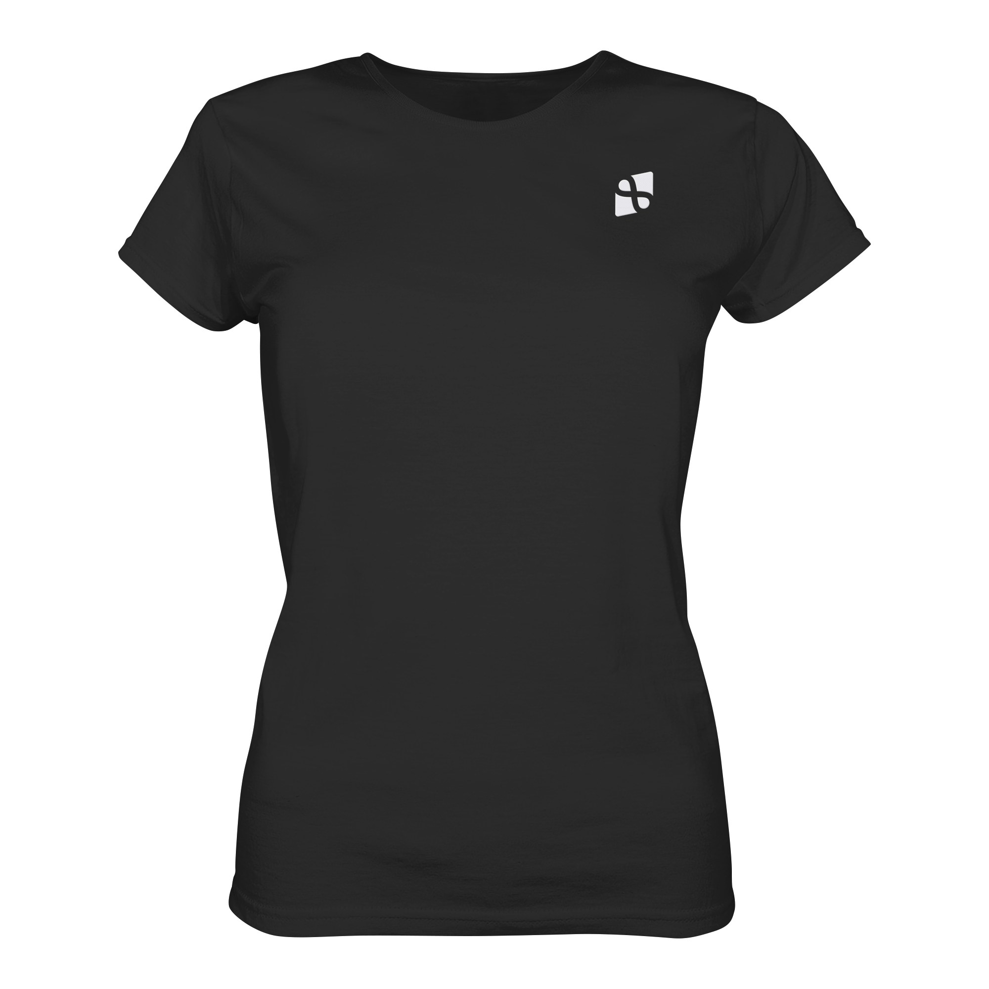 WTF - "Wear The Fair" Print mit besticktem Emblem - Ladies Organic Shirt
